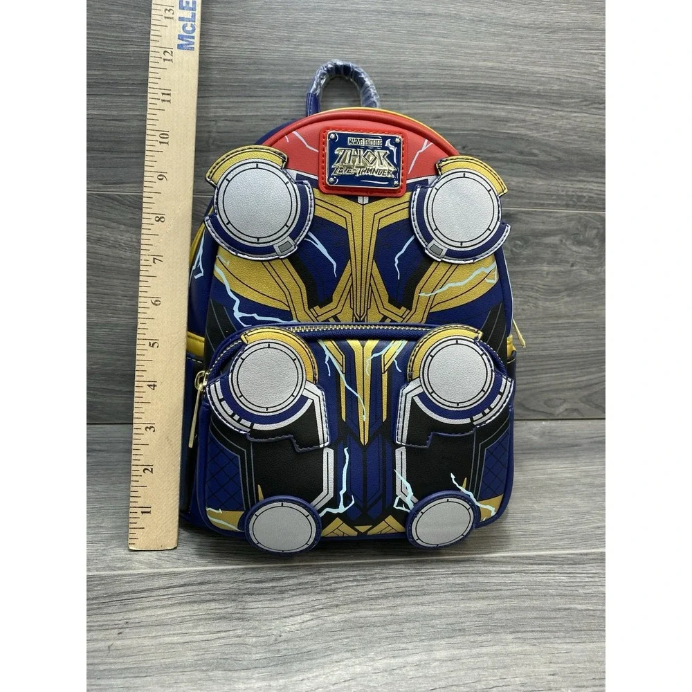 Disney Marvel Thor Love And Thunder Loungefly Backpack NWT Organizer
